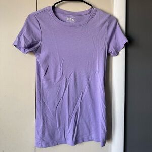 Eddie Bauer Lavender Short Sleeve Tee